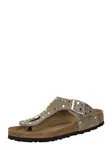 BIRKENSTOCK Žabky 'Gizeh Rivet'  tmavošedá