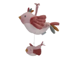 LITTLE DUTCH Ptáček hudební Květiny a motýli