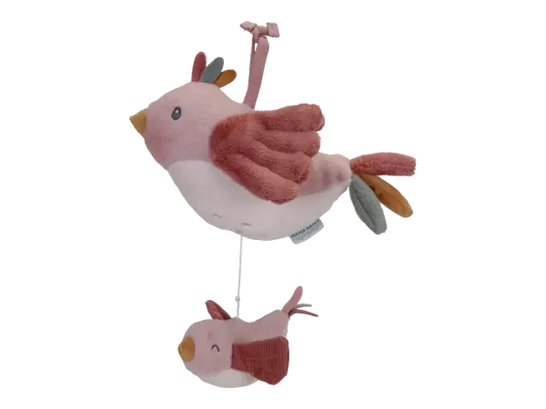 LITTLE DUTCH Ptáček hudební Květiny a motýli