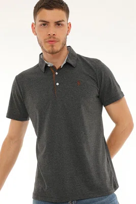 T8582 DEWBERRY MEN'S T-SHIRT-ANTHRACITE