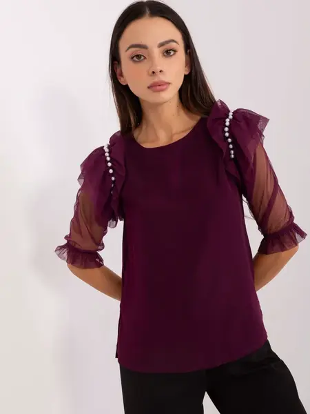 Blouse-LK-BZ-506682.26P-dark purple