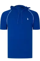 T8570 DEWBERRY HOODED MEN'S T-SHIRT-PLAIN SAKS