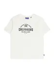 Only & Sons Junior Tričko 'OSJLENNY'  červená / čierna / biela