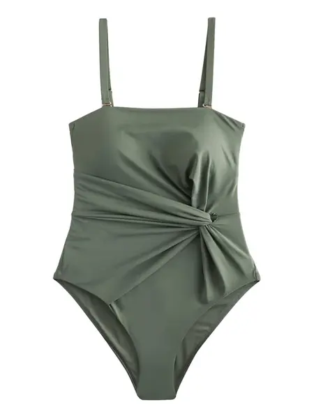 Next Jednodielne plavky  kaki