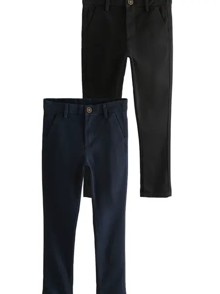 Next Nohavice  námornícka modrá / čierna