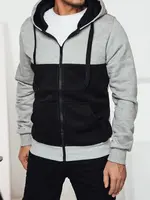 Pánská mikina s kapucí a zipem