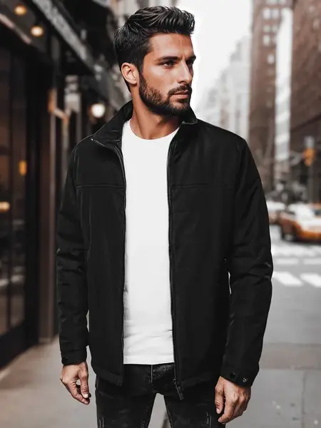 Pánská přechodná bunda černá