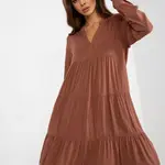 Dress-D73761M30361A-brown