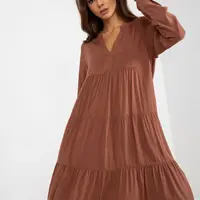 Dress-D73761M30361A-brown
