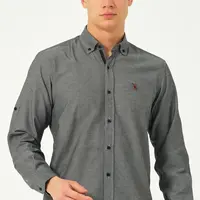 G674 DEWBERRY MEN'S SHIRT-SMOKED-3