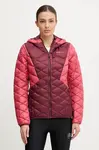 Péřová sportovní bunda LA Sportiva Pinnacle Down vínová barva, ZASJ098