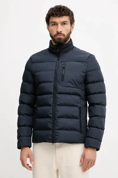 Bunda Geox SNAKE tmavomodrá barva, zimní, M5628D T3266