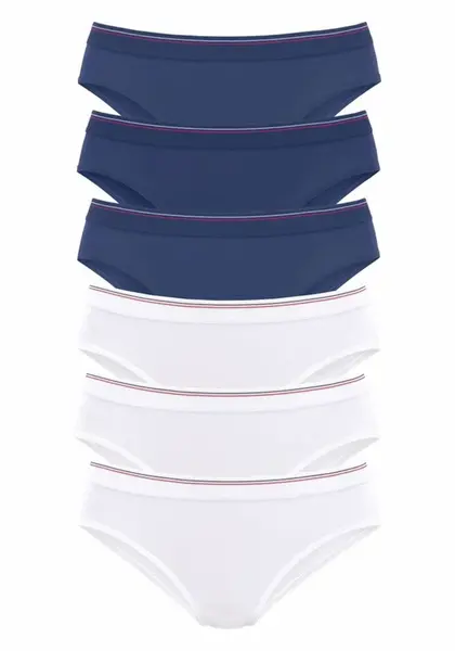 H.I.S Nohavičky  modrá / biela