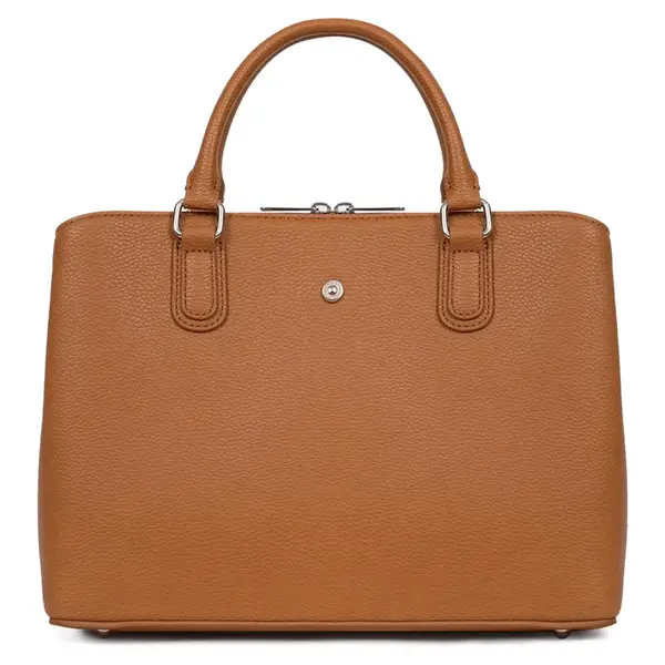 Dámská elegantní kabelka Hexagona Hella - koňak