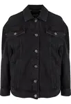Urban Classics Prechodná bunda  čierny denim