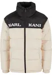 Karl Kani Zimná bunda 'Essential'  piesková / čierna