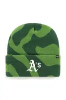 Čepice 47 brand MLB Oakland Athletics zelená barva, B-FRFMK18ACE-FF
