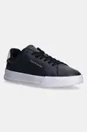 Kožené sneakers boty Tommy Hilfiger TH COURT LTH DETAIL ESS