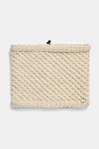 Nákrčník Roxy Blizzard dámský, béžová barva, hladký, ERJAA04286