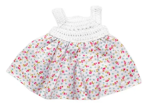 Alimi Oblečky/šatičky pro panenky, Luční kvítky , bílé