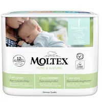 Moltex Pure & Nature Newborn 2-4 kg dětské pleny 22 ks