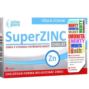 Astina SuperZINC chelát 30 tablet