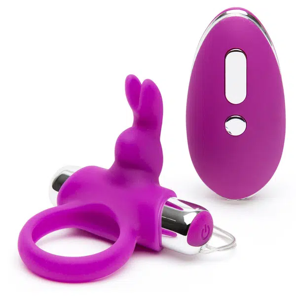 Happy Rabbit Vibrační kroužek - Remote Control Ring