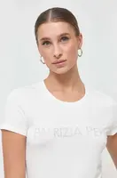 Tričko Patrizia Pepe bílá barva