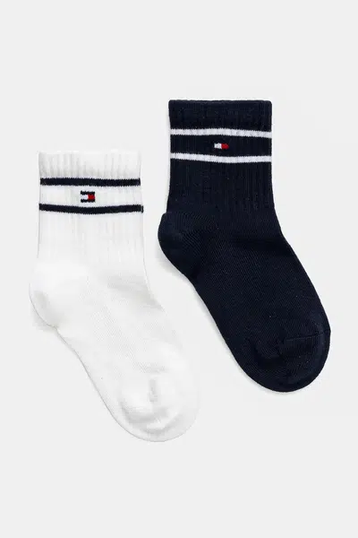 Dětské ponožky Tommy Hilfiger 2-pack tmavomodrá barva, 701232723