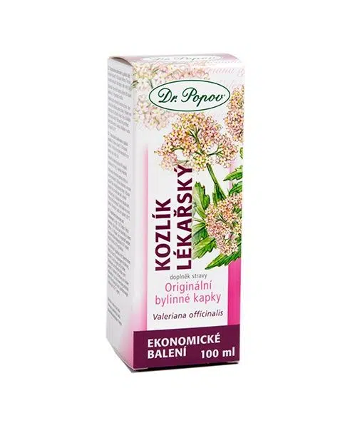 Dr. Popov Kozlík lékařský bylinné kapky 100 ml