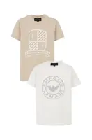 Dětské bavlněné tričko Emporio Armani 2-pack