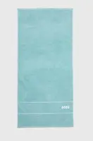 Malý bavlněný ručník BOSS Plain Aruba Blue 50 x 100 cm