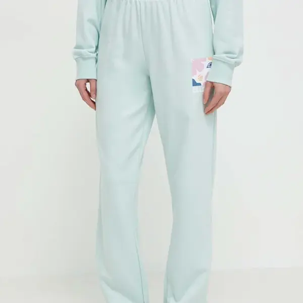 Tepláky Ellesse Sylvana Jog Pant tyrkysová barva, s potiskem, SGV20248