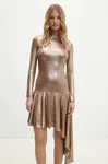 Šaty Answear.LAB zlatá barva, mini