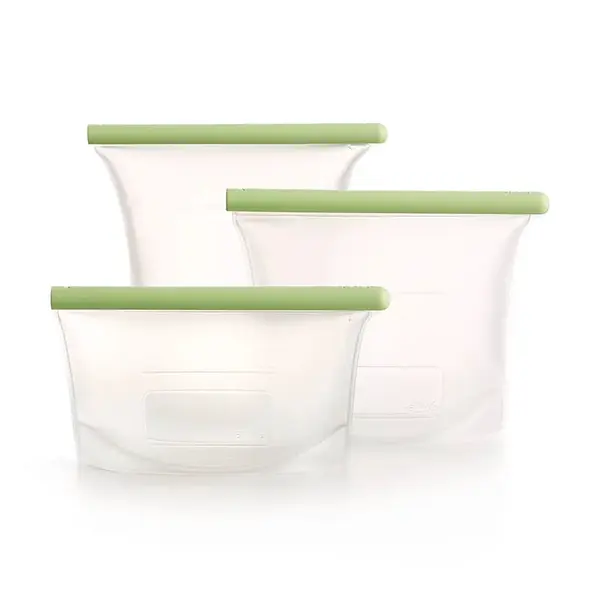 Sada pytlíků na potraviny Lekue 3-pack zelená barva