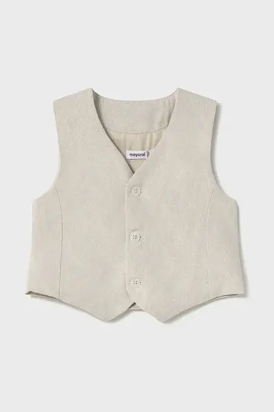 Kojenecká vesta ze směsi lnu Mayoral