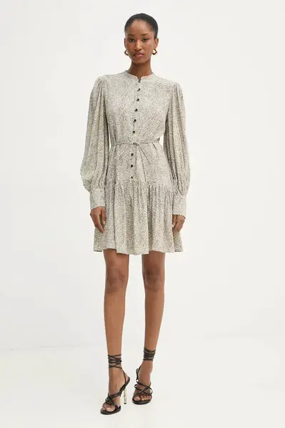 Šaty Twinset béžová barva, mini, 251TP2751