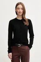 Kardigan Sisley dámský, černá barva, 17Q3M5203