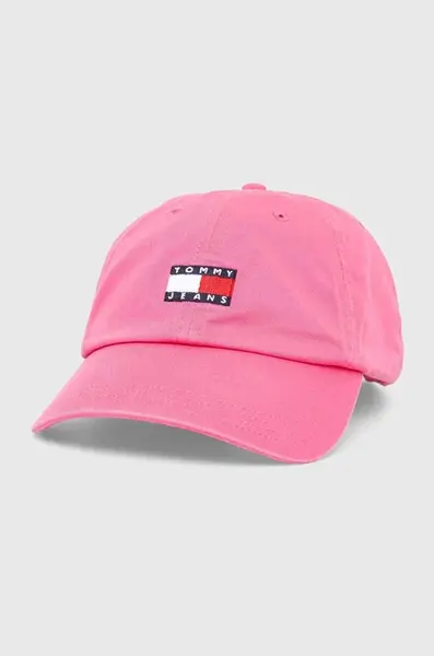 Bavlněná baseballová čepice Tommy Jeans
