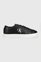 Kožené sneakers boty Calvin Klein Jeans CUPSOLE LACE UP LOW
