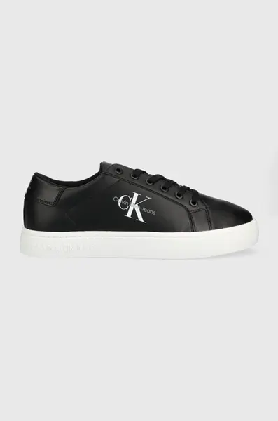 Kožené sneakers boty Calvin Klein Jeans CUPSOLE LACE UP LOW
