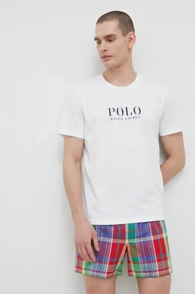 Bavlněné pyžamové tričko Polo Ralph Lauren