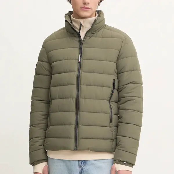Bunda Superdry pánská, zelená barva, přechodná, M5011911A-8MI