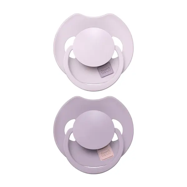 LOVI Prime Dudlík silikonový dynamický 18m+ 2 ks Baby Lilac/Violet