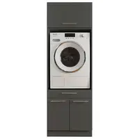 SKŘÍŇKA NAD PRAČKU, antracitová, 67,5/200/67,5 cm