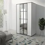 Šatní skříň Oslo I Barva korpusu: Bílá, Rozměry: 120 cm