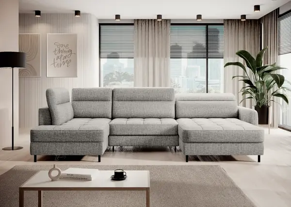 Sedací souprava Berrto Provedení: Pravá U, látka: Aubron 4