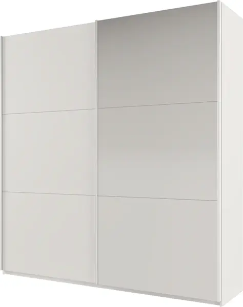 Šatní skříň Rodos Barva korpusu: Bílá, Rozměry: 225 cm