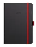 Týdenní diář 2026 Oskar Nora A5 červená