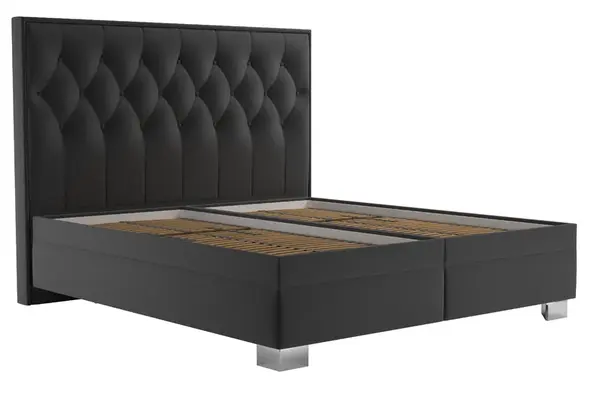 Boxspring Kerstin Matrace: Bez matrace, látka: Riviera 95
